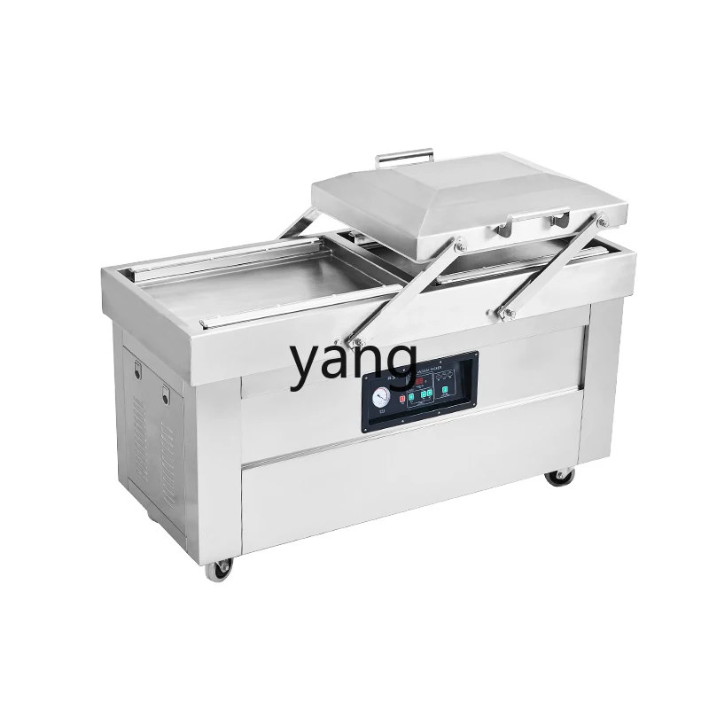 LT double chamber vacuum machine large commercial automatic cooked food evacuation machine packing and sealing machine
LT double chamber vacuum machine large commercial automatic cooked food evacuation machine packing and sealing machine