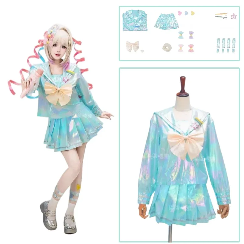 KAngel Ame Jk Uniform Suit Women Game Cospaly Costume Laser Top Skirt Lolita Outfits Halloween Party Carnival Anime Cos
KAngel Ame Jk Uniform Suit Women Game Cospaly Costume Laser Top Skirt Lolita Outfits Halloween Party Carnival Anime Cos