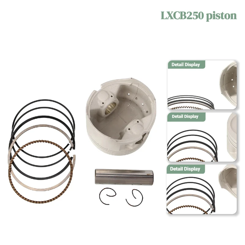 Motorcycle piston suitable for CB250F 250 cylinder diameter 70mm plug
Motorcycle piston suitable for CB250F 250 cylinder diameter 70mm plug