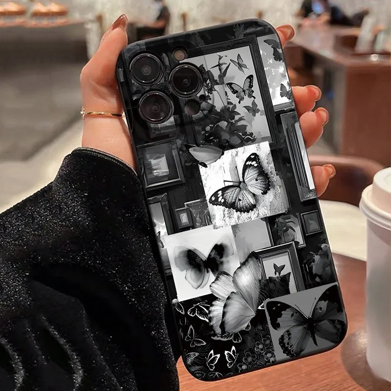 Black and White Collage Butterfly Phone Cases For iPhone 17 16 15 14 13 12 11 Pro Max XS XR X 7 8 Plus 16E 17 Air 13 Mini Cover
Black and White Collage Butterfly Phone Cases For iPhone 17 16 15 14 13 12 11 Pro Max XS XR X 7 8 Plus 16E 17 Air 13 Mini Cover