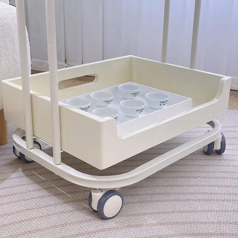 Cream Wind Light Luxury Style Beauty Salon Special Tool Trolley Manicure Embroidery Skin Management Trolley Mobile Shelves
Cream Wind Light Luxury Style Beauty Salon Special Tool Trolley Manicure Embroidery Skin Management Trolley Mobile Shelves