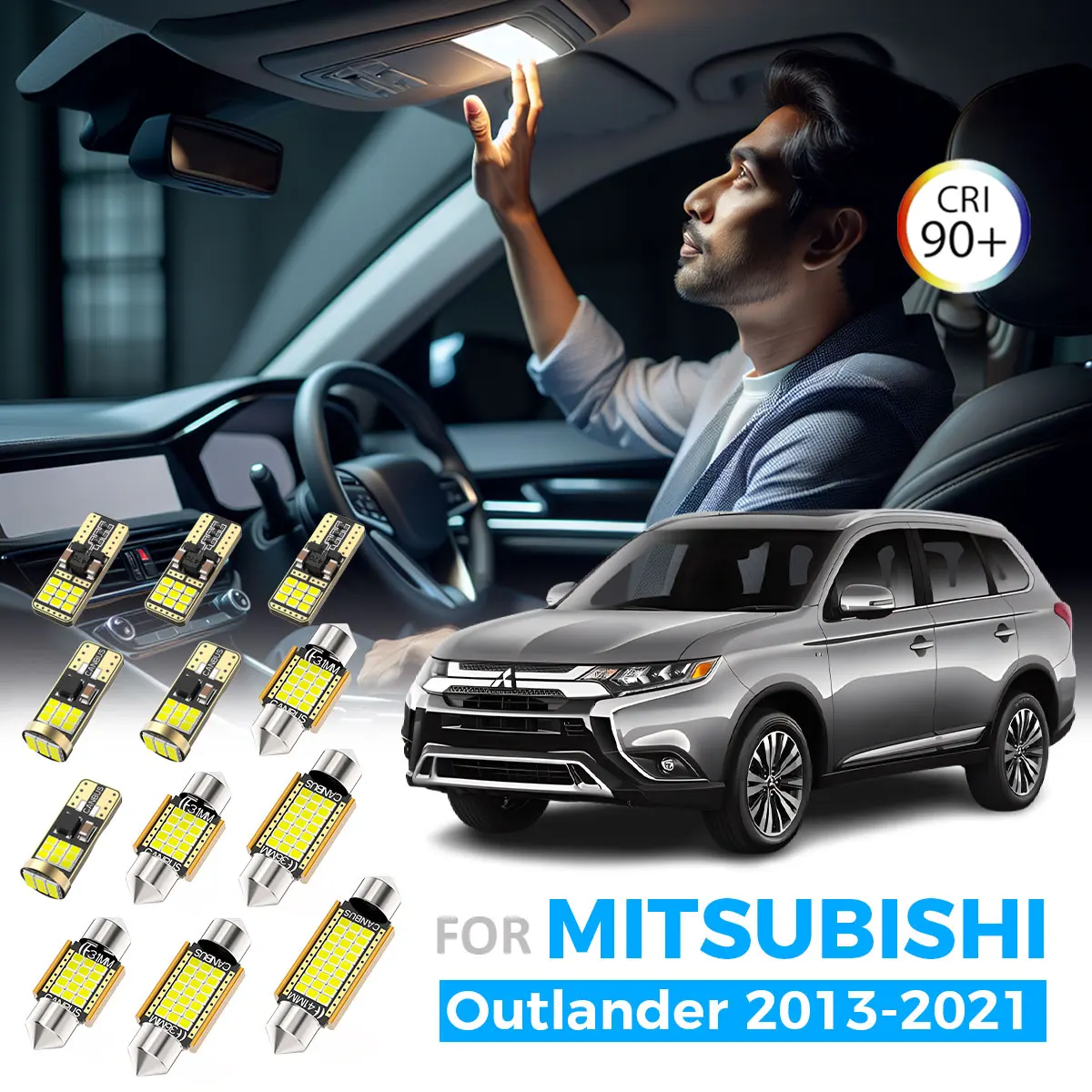 AENVTOL 11Pcs For Mitsubishi Outlander 3 MK3 III 2013 2014 2015 2016 2017 2018 2019 2020 2021 LED Bulb Interior Indoor Light Kit
AENVTOL 11Pcs For Mitsubishi Outlander 3 MK3 III 2013 2014 2015 2016 2017 2018 2019 2020 2021 LED Bulb Interior Indoor Light Kit