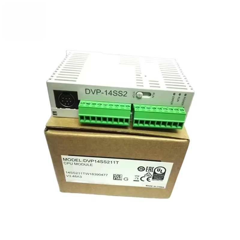 Промышленная автоматизация Plc Pac Специальные контроллеры DVP14SS211T Plc Логическое управление Склад Контроллер программирования Plc
Промышленная автоматизация Plc Pac Специальные контроллеры DVP14SS211T Plc Логическое управление Склад Контроллер программирования Plc