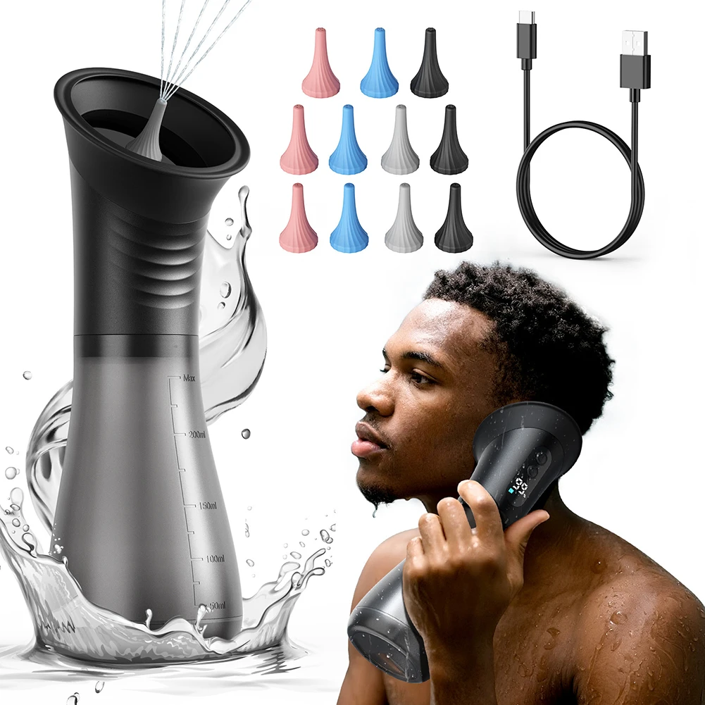 Clogged Ear Wax Removal System Large 500ml Water Tank Reduces Frequent Refilling. Home Personal Care Routine
Clogged Ear Wax Removal System Large 500ml Water Tank Reduces Frequent Refilling. Home Personal Care Routine