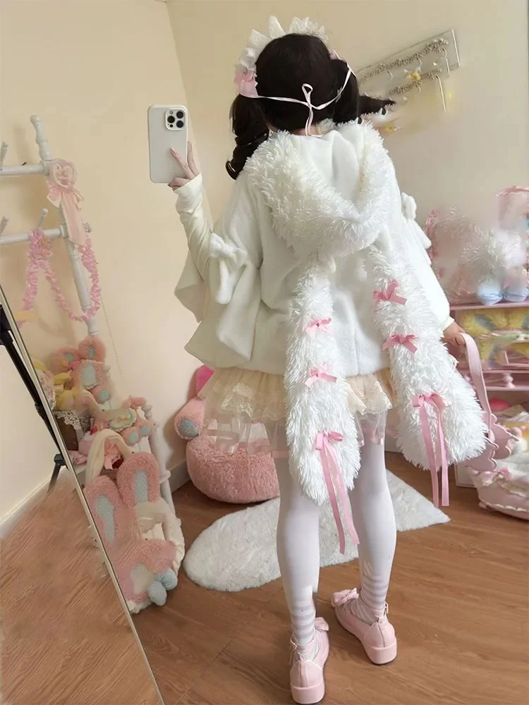 Короткий плащ, флисовая накидка Chaqueta Mujer, плотная зимняя женская верхняя одежда, женская одежда, пальто с кроликом, шикарные топы
Короткий плащ, флисовая накидка Chaqueta Mujer, плотная зимняя женская верхняя одежда, женская одежда, пальто с кроликом, шикарные топы