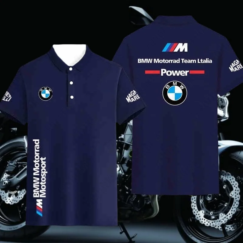Летняя мужская модная дизайнерская мужская рубашка поло BMW, пуловер, летний топ, удобная мужская одежда с круглым вырезом и короткими рукавами, мото 
Летняя мужская модная дизайнерская мужская рубашка поло BMW, пуловер, летний топ, удобная мужская одежда с круглым вырезом и короткими рукавами, мото