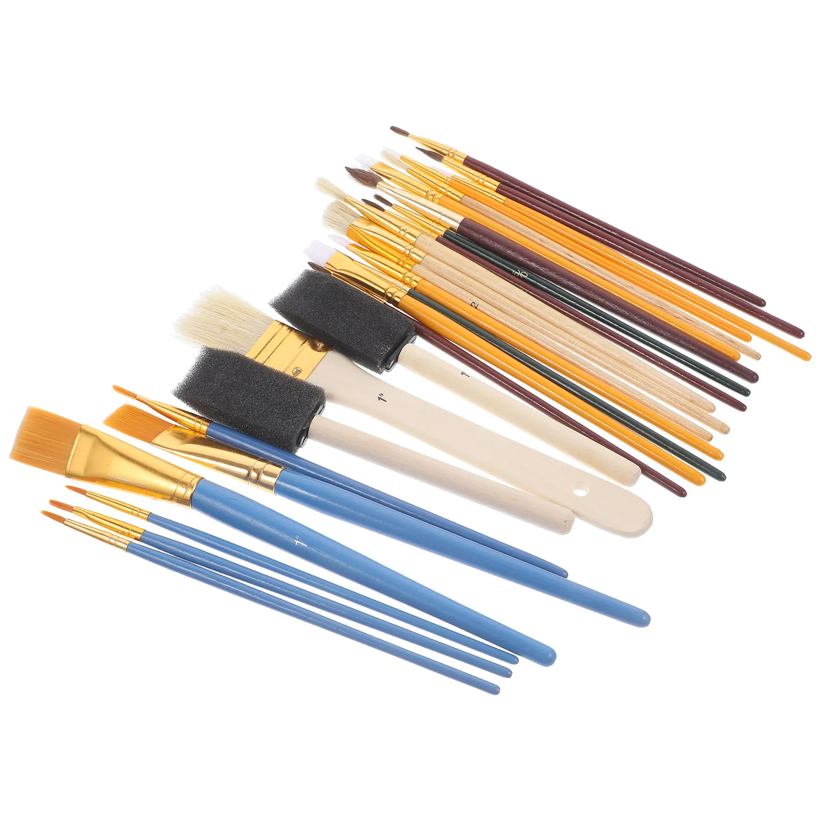 25 Pcs Painting Brush Set Tools Oil Watercolor Brushes Wear Resistant Wooden Accessories Draw Supplies Multi Function
25 Pcs Painting Brush Set Tools Oil Watercolor Brushes Wear Resistant Wooden Accessories Draw Supplies Multi Function