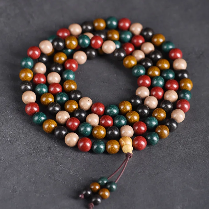 Five Elements Natural Herbal Fragrant Bead Bracelet Handcrafted Prayer Beads Necklace for Meditation Gifts
Five Elements Natural Herbal Fragrant Bead Bracelet Handcrafted Prayer Beads Necklace for Meditation Gifts
