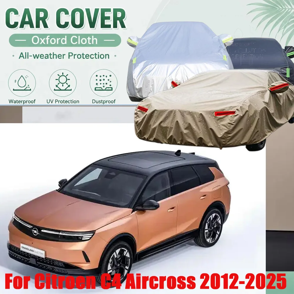 For Citroen C4 Aircross 2012-2025 SUV Full Car Cover Windproof Outdoor Anti UV Sun Rain Snow Dust Protection Cover Waterproof
For Citroen C4 Aircross 2012-2025 SUV Full Car Cover Windproof Outdoor Anti UV Sun Rain Snow Dust Protection Cover Waterproof