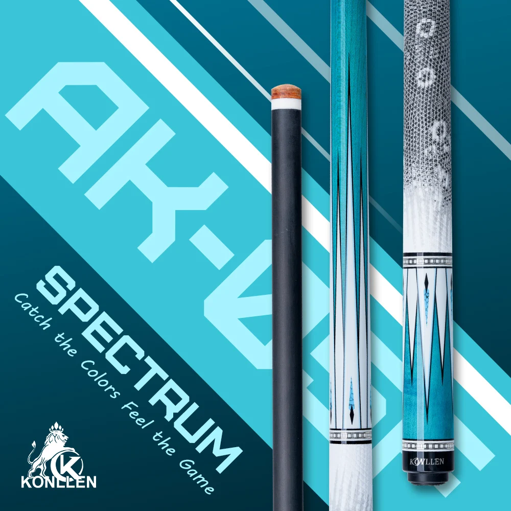 KONLLEN Carbon Fiber Pool Cue Stick 58-inch Professional Pool Sticks Low Deflection Pool Cue Billiard Cues with 12.5mm Tip
KONLLEN Carbon Fiber Pool Cue Stick 58-inch Professional Pool Sticks Low Deflection Pool Cue Billiard Cues with 12.5mm Tip