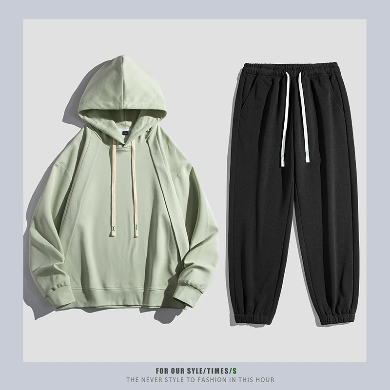 High Street Men Hoodie Casual Sportswear 2 Piece Tracksuit Men Pullovers Sweatshirts Fashion Solid Color Varsity Jacket Men Set
High Street Men Hoodie Casual Sportswear 2 Piece Tracksuit Men Pullovers Sweatshirts Fashion Solid Color Varsity Jacket Men Set