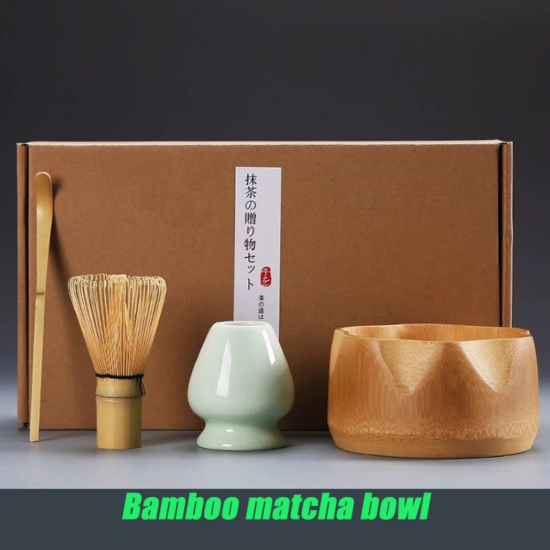 Matcha Making Kit Japanese Tea Set Scoop (Chashaku)MatchaTea Set with Ceramic Bowl Bamboo Accessories for Tea Lovers
Matcha Making Kit Japanese Tea Set Scoop (Chashaku)MatchaTea Set with Ceramic Bowl Bamboo Accessories for Tea Lovers