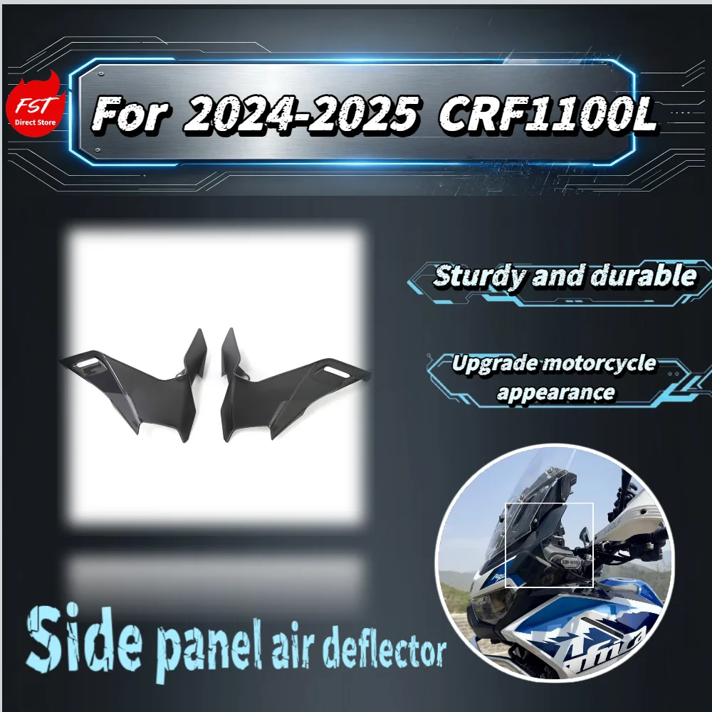 For CRF1100L 2024-2025 Standard Motorcycle Side Wind Deflector Fairing Wing Windshield Mod Accessories
For CRF1100L 2024-2025 Standard Motorcycle Side Wind Deflector Fairing Wing Windshield Mod Accessories