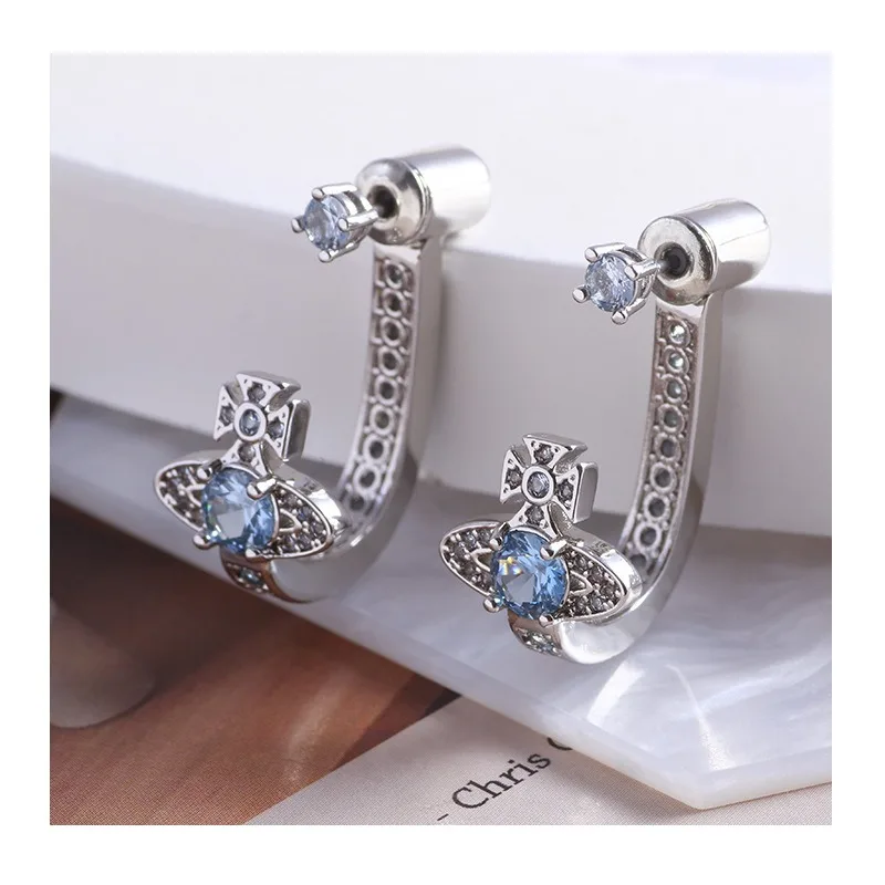 Special Accessories Shining Blue Diamond Stereo Star Spherical Detachable Fashion Earrings Women
Special Accessories Shining Blue Diamond Stereo Star Spherical Detachable Fashion Earrings Women