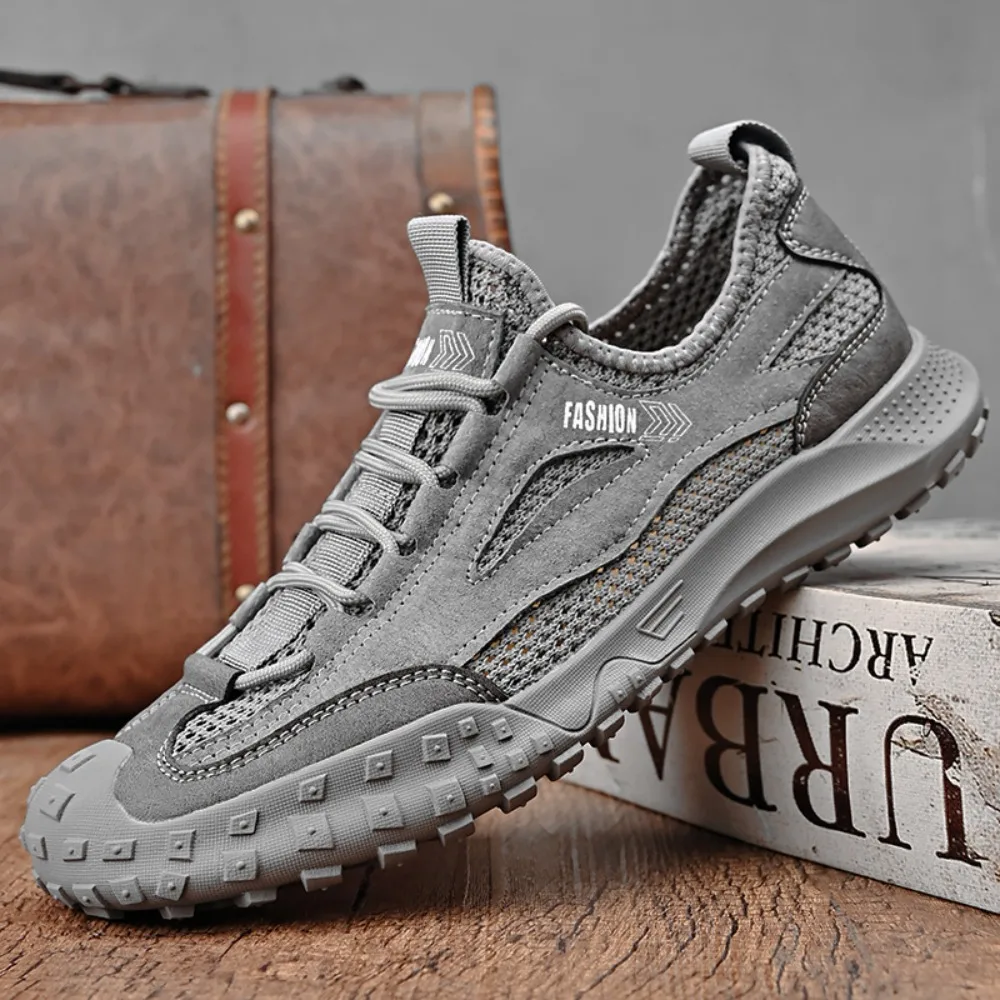 Mesh Men's 2026 Summer New Breathable Versatile Work Shoes Lightweight Soft Sole Casual Shoes Soft Sole Mountaineering Shoes
Mesh Men's 2026 Summer New Breathable Versatile Work Shoes Lightweight Soft Sole Casual Shoes Soft Sole Mountaineering Shoes