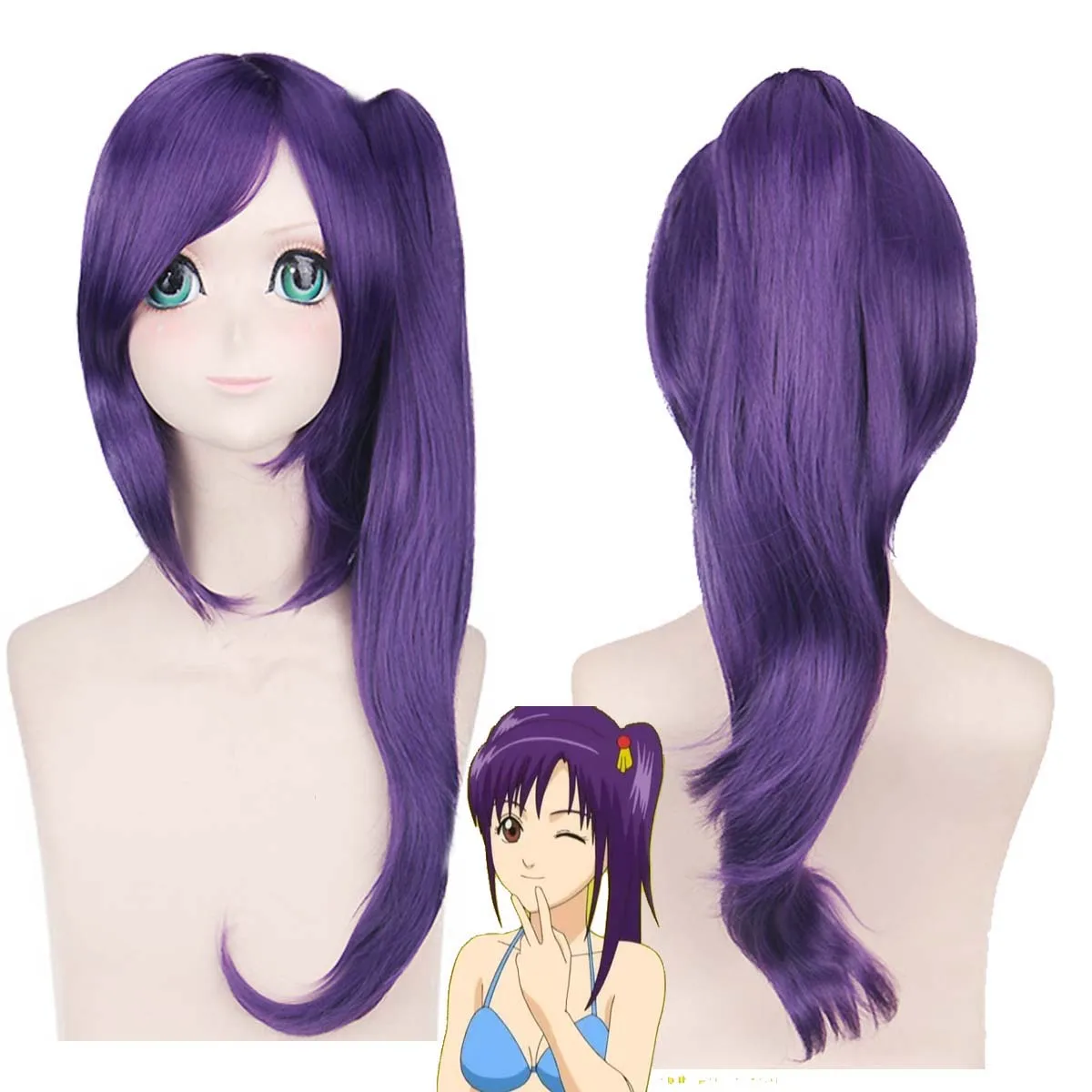 Women Anime GINTAMA Cosplay Terakado Tsu Purple Curly Wig
Women Anime GINTAMA Cosplay Terakado Tsu Purple Curly Wig