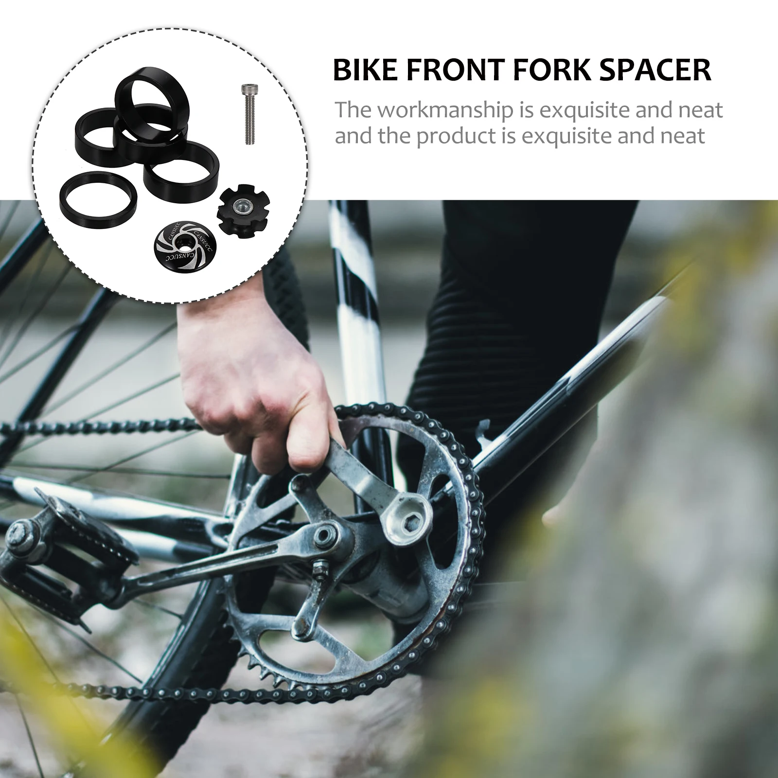 Bike Front Fork Spacer Replacement Cycling Accessory Washer Sunflower Kit Supply Dustproof Waterproof Aluminum Alloy Repair Tool
Bike Front Fork Spacer Replacement Cycling Accessory Washer Sunflower Kit Supply Dustproof Waterproof Aluminum Alloy Repair Tool