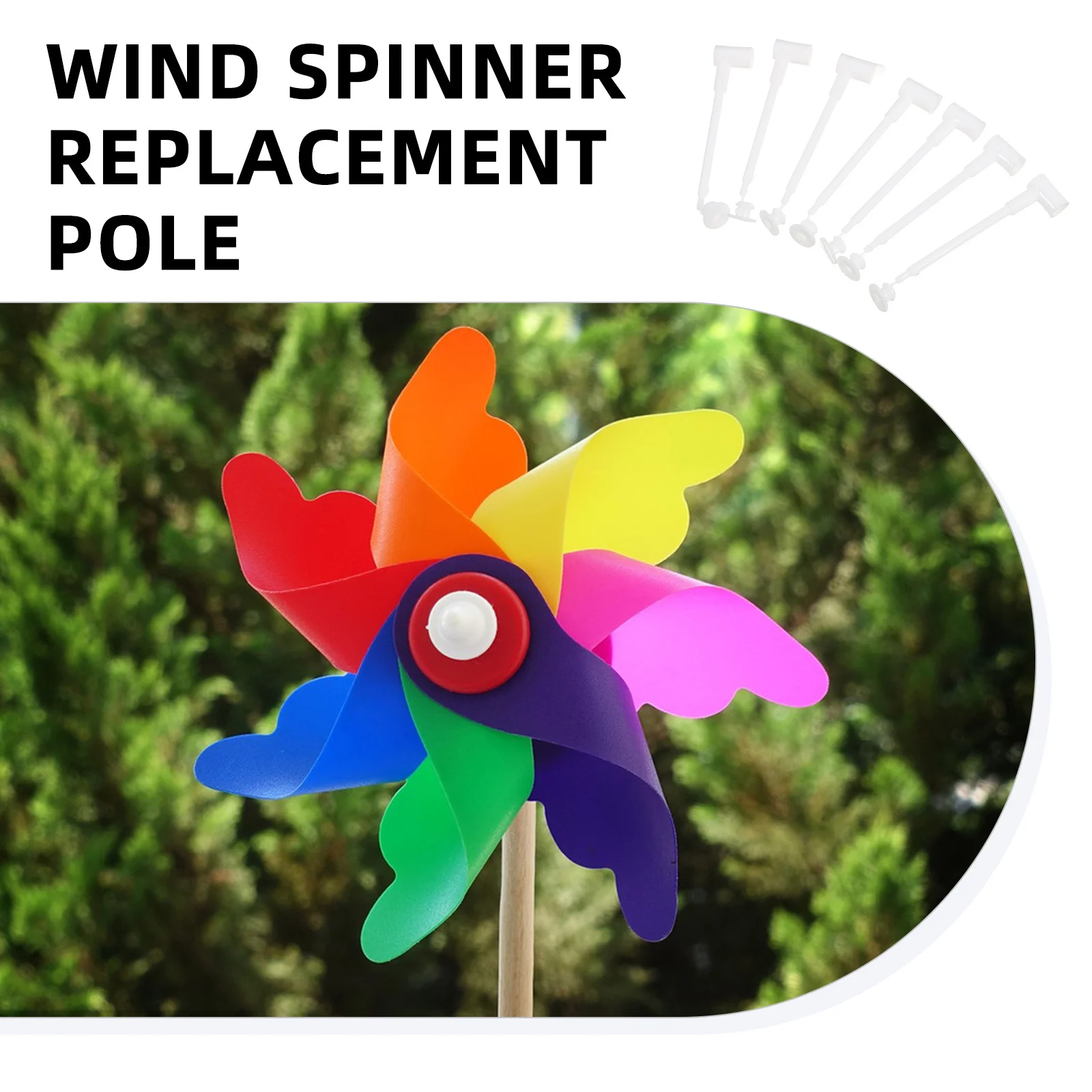 100Pcs Windmill Parts DIY Pinwheel Frame Rods Base Rods Replacement Poles for Garden Yard Outdoor Decor Windmill Accessories
100Pcs Windmill Parts DIY Pinwheel Frame Rods Base Rods Replacement Poles for Garden Yard Outdoor Decor Windmill Accessories