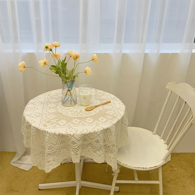 French Elegant Cotton Tablecloth Square White Lace Flower Hollow Dust-proof Cover Nordic Home Party Wedding Dining Table Decor
French Elegant Cotton Tablecloth Square White Lace Flower Hollow Dust-proof Cover Nordic Home Party Wedding Dining Table Decor