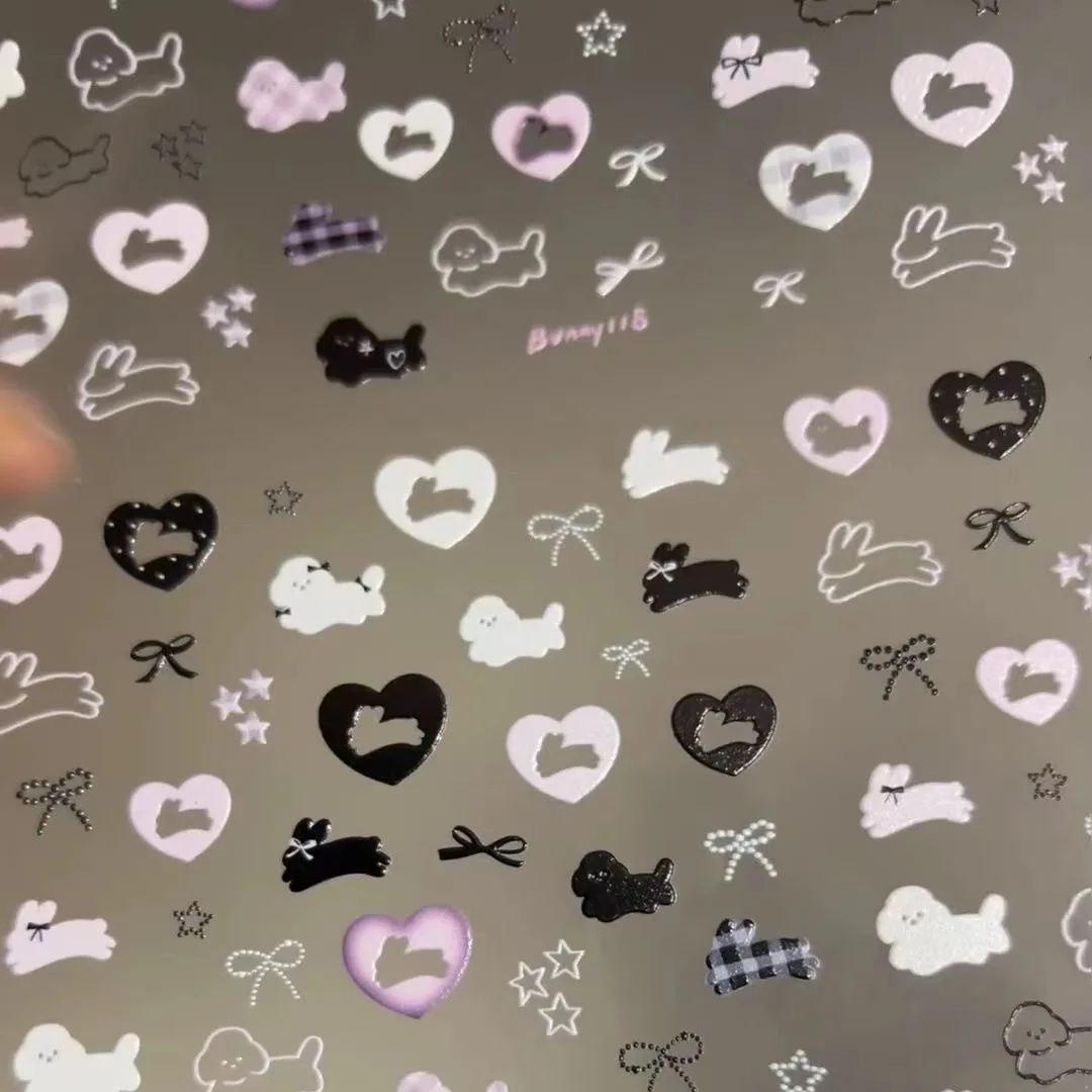 Winter Heart Snow Dog Snow Rabbit Embossed Nail Stickers Cute Girly Ins Niche Waterproof Self Adhesive for Home DIY
Winter Heart Snow Dog Snow Rabbit Embossed Nail Stickers Cute Girly Ins Niche Waterproof Self Adhesive for Home DIY
