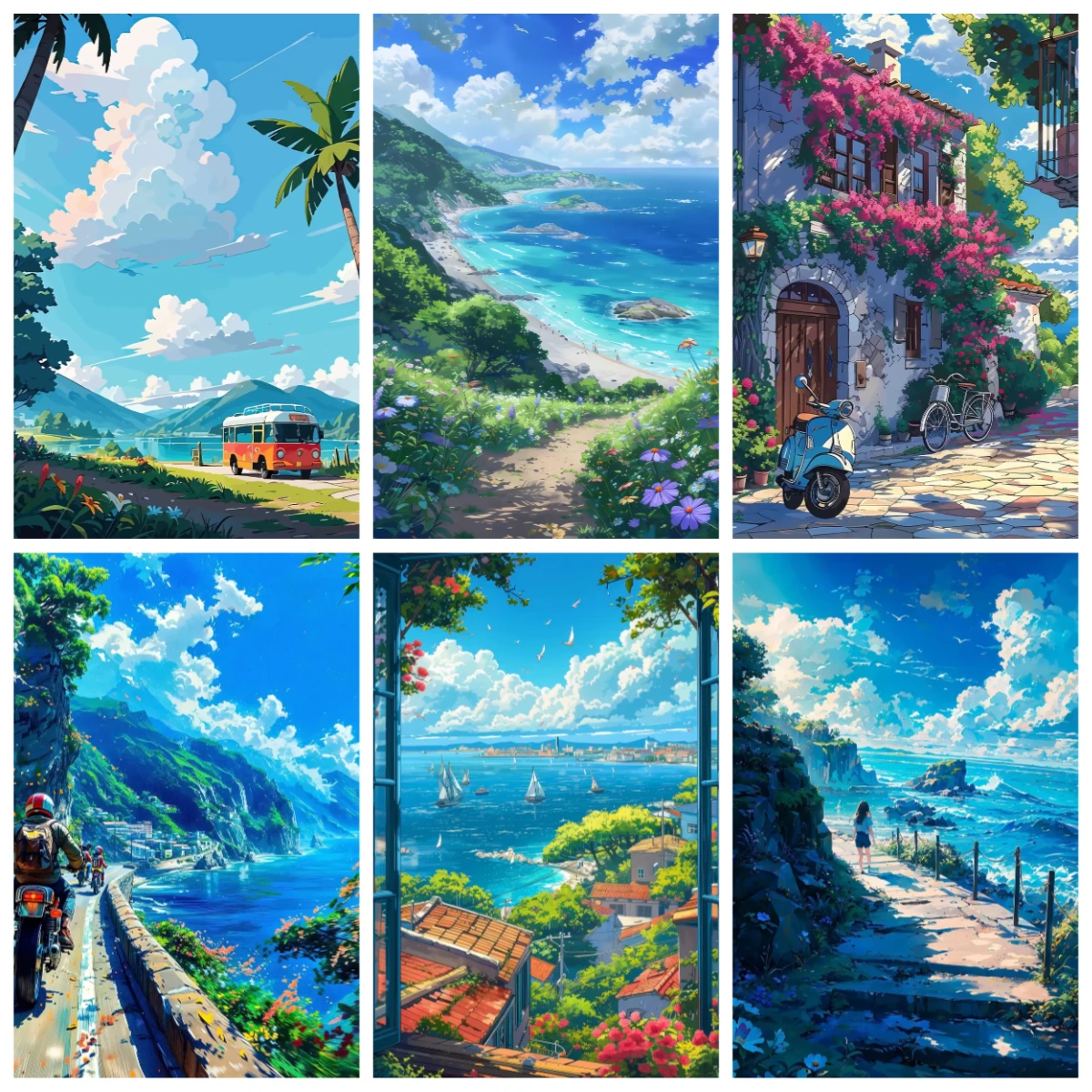 Healing Seaside Town Landscape 500/1000/1200/2000PCS Jigsaw Puzzles Family Activity Games for Gameroom Bedroom Home Decor Gift
Healing Seaside Town Landscape 500/1000/1200/2000PCS Jigsaw Puzzles Family Activity Games for Gameroom Bedroom Home Decor Gift