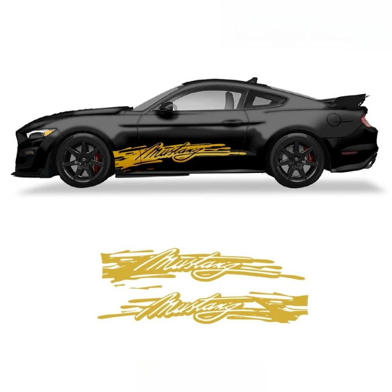 Car Vinyl stickers body both sides cusfashion sports and fashion decal accessories For Ford Mustang
Car Vinyl stickers body both sides cusfashion sports and fashion decal accessories For Ford Mustang