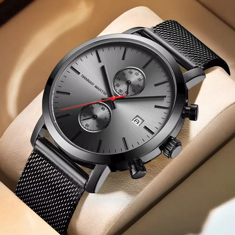 Custom Chronograph Watch Men Stylish Casual Stainless Steel Band Waterproof Sport Calendar Chronograph Japan Movement Wristwatch
Custom Chronograph Watch Men Stylish Casual Stainless Steel Band Waterproof Sport Calendar Chronograph Japan Movement Wristwatch