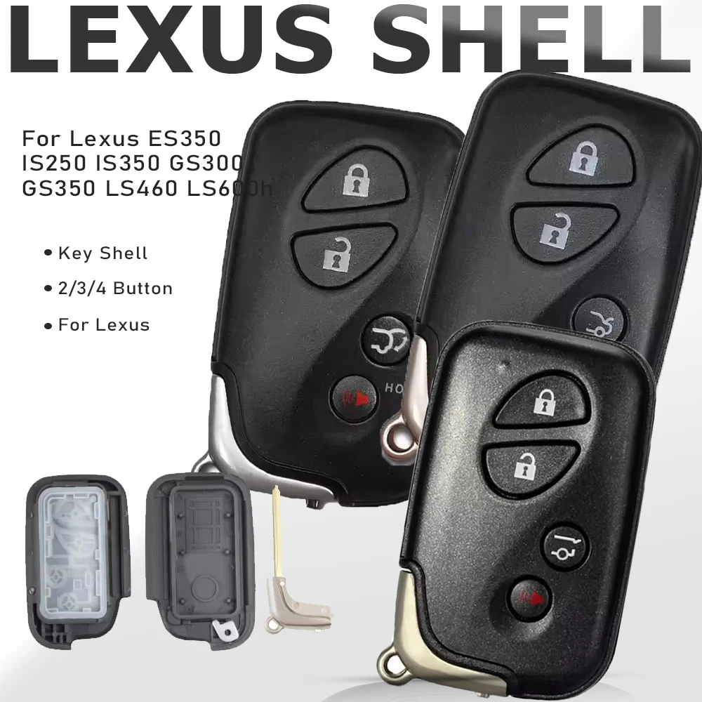 KEYECU Smart Remote Key Shell Case Fob 2B/3B/4 Button для Lexus RX350 2015 GX460 2010-2018 HYQ14ACX с кнопкой багажника MPV
KEYECU Smart Remote Key Shell Case Fob 2B/3B/4 Button для Lexus RX350 2015 GX460 2010-2018 HYQ14ACX с кнопкой багажника MPV