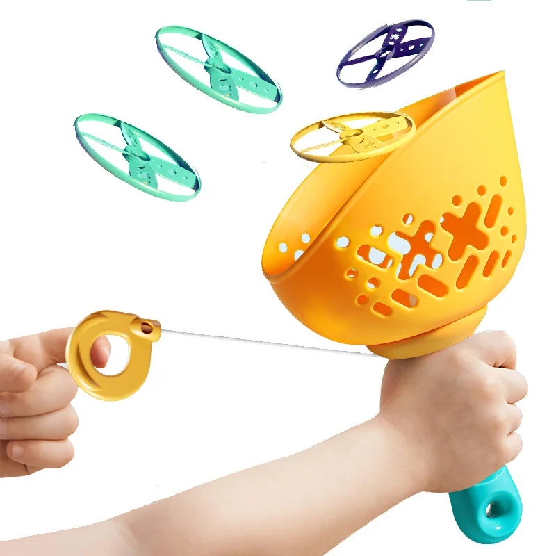 Pull String UFO Flying Saucer Disc Launcher Kids Flying Toys Throw Catch Outdoor Sport Propeller Children Toys Gift For Boy Girl
Pull String UFO Flying Saucer Disc Launcher Kids Flying Toys Throw Catch Outdoor Sport Propeller Children Toys Gift For Boy Girl