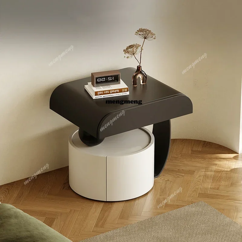 K182Aesthetic Round Modern Nightstand Nordic Black Apartment Trendy Bedside Table Storage Luxury Italian Mesa De Noche Furniture
K182Aesthetic Round Modern Nightstand Nordic Black Apartment Trendy Bedside Table Storage Luxury Italian Mesa De Noche Furniture