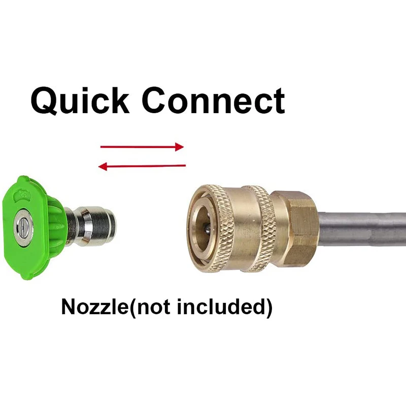 B17B Pressure Washer Extension Rod, 17-Inch Stainless Steel 1/4 Inch Quick-Connect Electric Washer Nozzle, 2 Pieces
B17B Pressure Washer Extension Rod, 17-Inch Stainless Steel 1/4 Inch Quick-Connect Electric Washer Nozzle, 2 Pieces