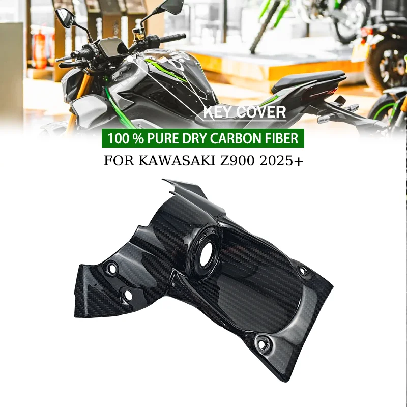 For Kawasaki Z900 2025 Z 900 Z-900100% pure carbon fiber dry carbon motorcycle accessory Key Ignition Cover Fairing Kit
For Kawasaki Z900 2025 Z 900 Z-900100% pure carbon fiber dry carbon motorcycle accessory Key Ignition Cover Fairing Kit