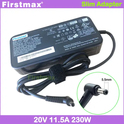 20V 11.5A 230W AC Adapter Charger for MSI Gaming Laptop Poewr Supply Creator 15 A10UE A10UET A10UG A10UGT A10UH A10UHT MS-16V3