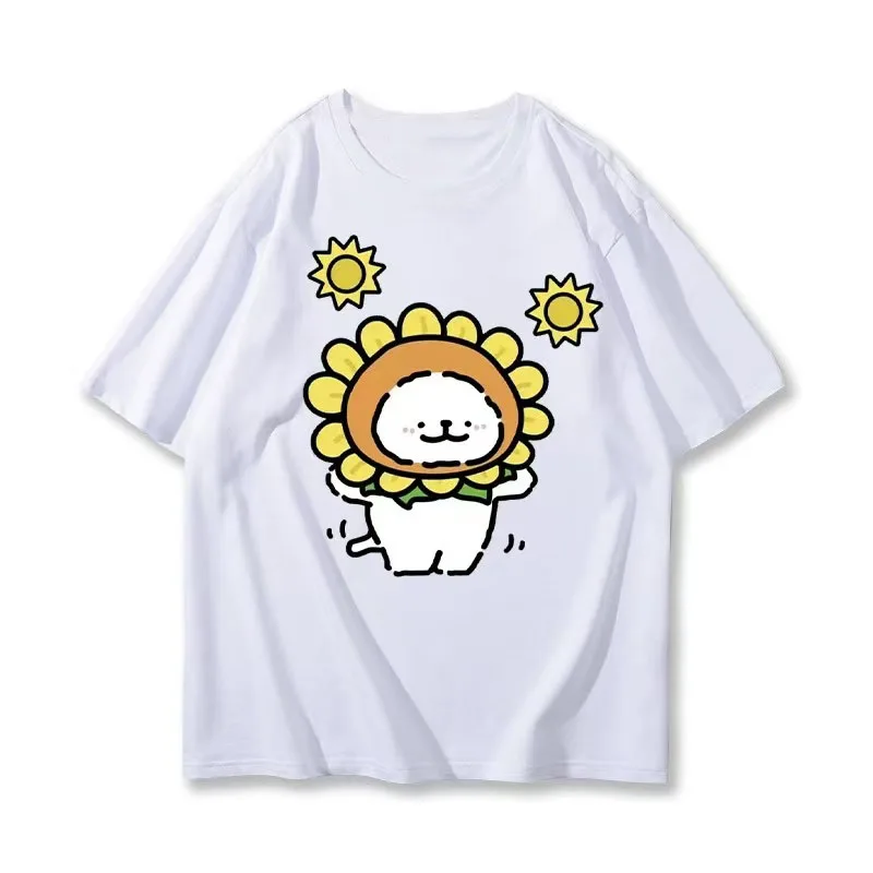 Cute Puppy Sunflower Men And Women Tops Trend Fashion Crewneck T Shirt Cotton Summer T-Shirt Breathable Kid Clothes Tops
Cute Puppy Sunflower Men And Women Tops Trend Fashion Crewneck T Shirt Cotton Summer T-Shirt Breathable Kid Clothes Tops
