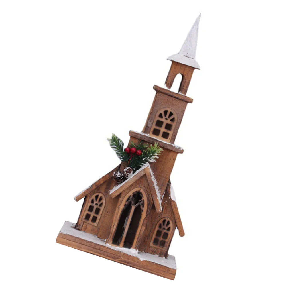 Desktop LED Glowing Snow House Christmas Decoration Decorations Wood Light Ornament
Desktop LED Glowing Snow House Christmas Decoration Decorations Wood Light Ornament