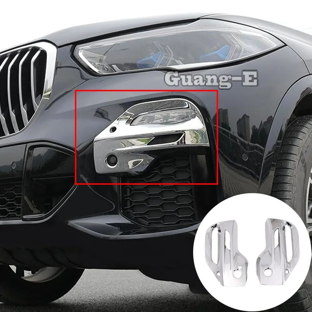 Car Body Front Fog Light Lamp Detector Frame Sticker Eyebrow ABS Chrome Trim 2PCs For BMW X5 xDrive G05 2019 2020 2021 2022 2023
Car Body Front Fog Light Lamp Detector Frame Sticker Eyebrow ABS Chrome Trim 2PCs For BMW X5 xDrive G05 2019 2020 2021 2022 2023