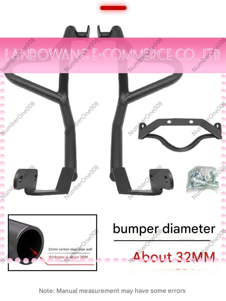 Motorcycle Bumper Guard Bar Fall Protection Accessories Fits 500cc Cruiser Models
Motorcycle Bumper Guard Bar Fall Protection Accessories Fits 500cc Cruiser Models