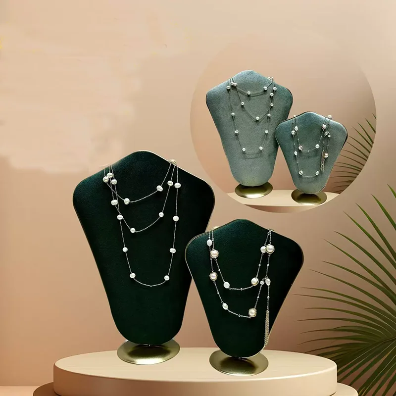 New double-sided vertical velvet jewelry display stand necklace pendant and bracelet storage display stand
New double-sided vertical velvet jewelry display stand necklace pendant and bracelet storage display stand