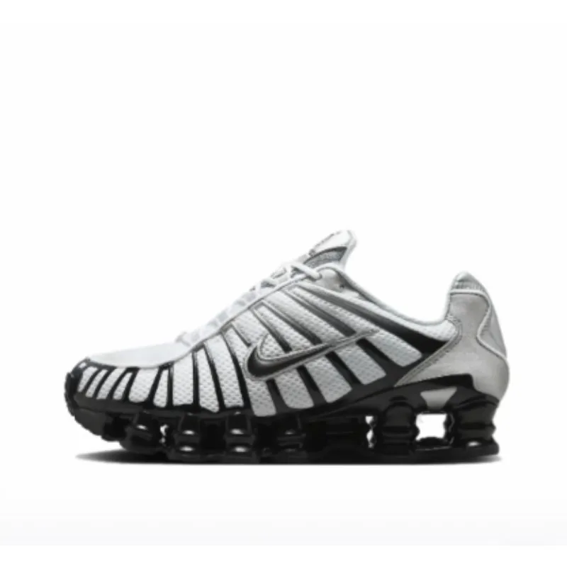 Клубные кроссовки унисекс Y2K Nike Shox TL "Metallic Silver" — светоотражающие пружины Shox, хромированные акценты и жидкое серебро
Клубные кроссовки унисекс Y2K Nike Shox TL "Metallic Silver" — светоотражающие пружины Shox, хромированные акценты и жидкое серебро
