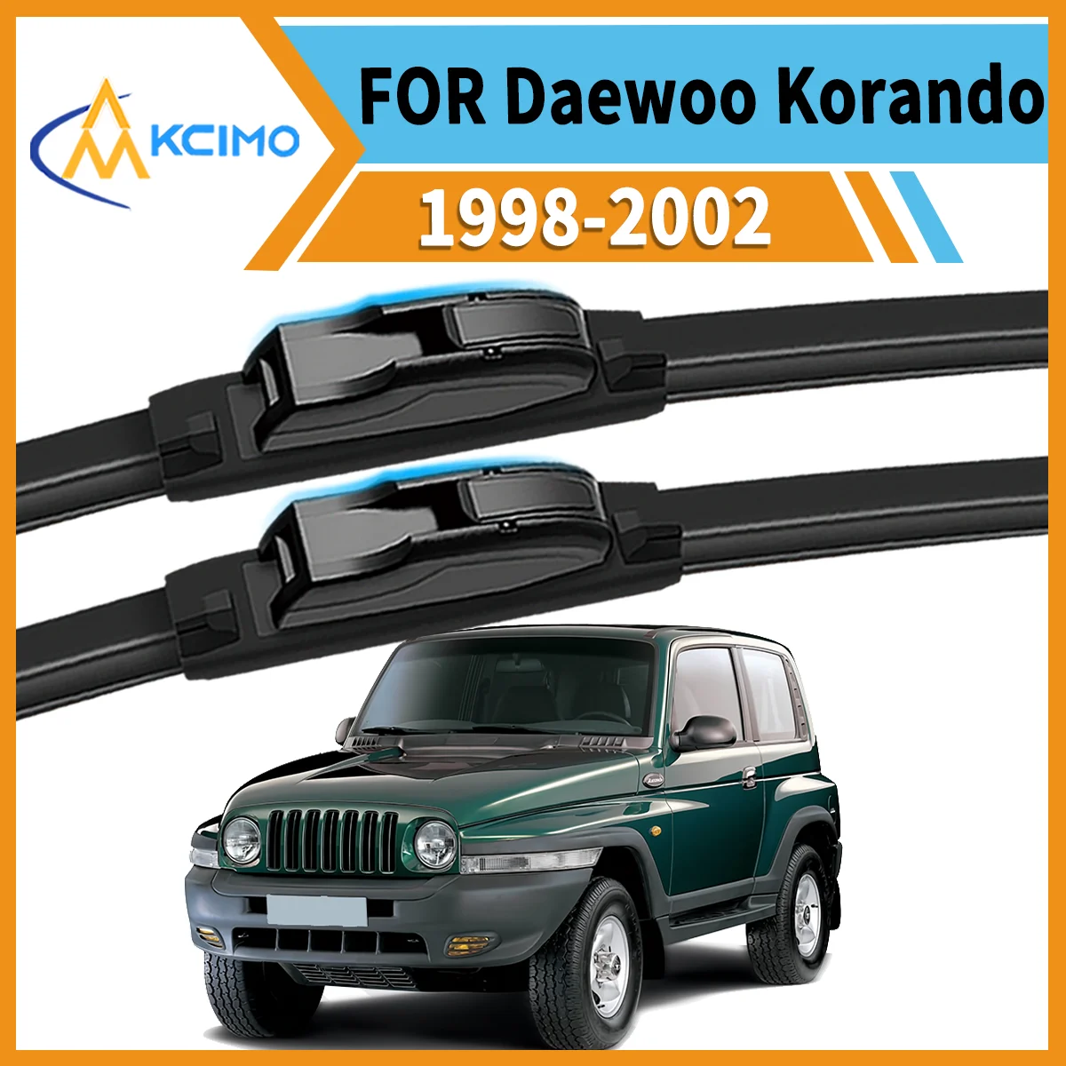 2PCS High-Performance Wipers Designed for Daewoo Korando 1998-2002 All-Weather Clarity Durable Frame Safe Driving Essential
2PCS High-Performance Wipers Designed for Daewoo Korando 1998-2002 All-Weather Clarity Durable Frame Safe Driving Essential