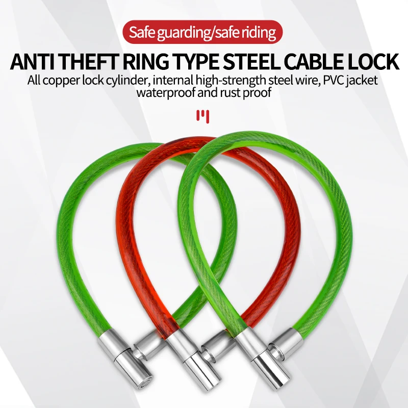 Multifunctional Anti-Theft Bicycle Lock Stainless Steel Cable For Motorcycle Cycle Bike Security Lock 
Multifunctional Anti-Theft Bicycle Lock Stainless Steel Cable For Motorcycle Cycle Bike Security Lock