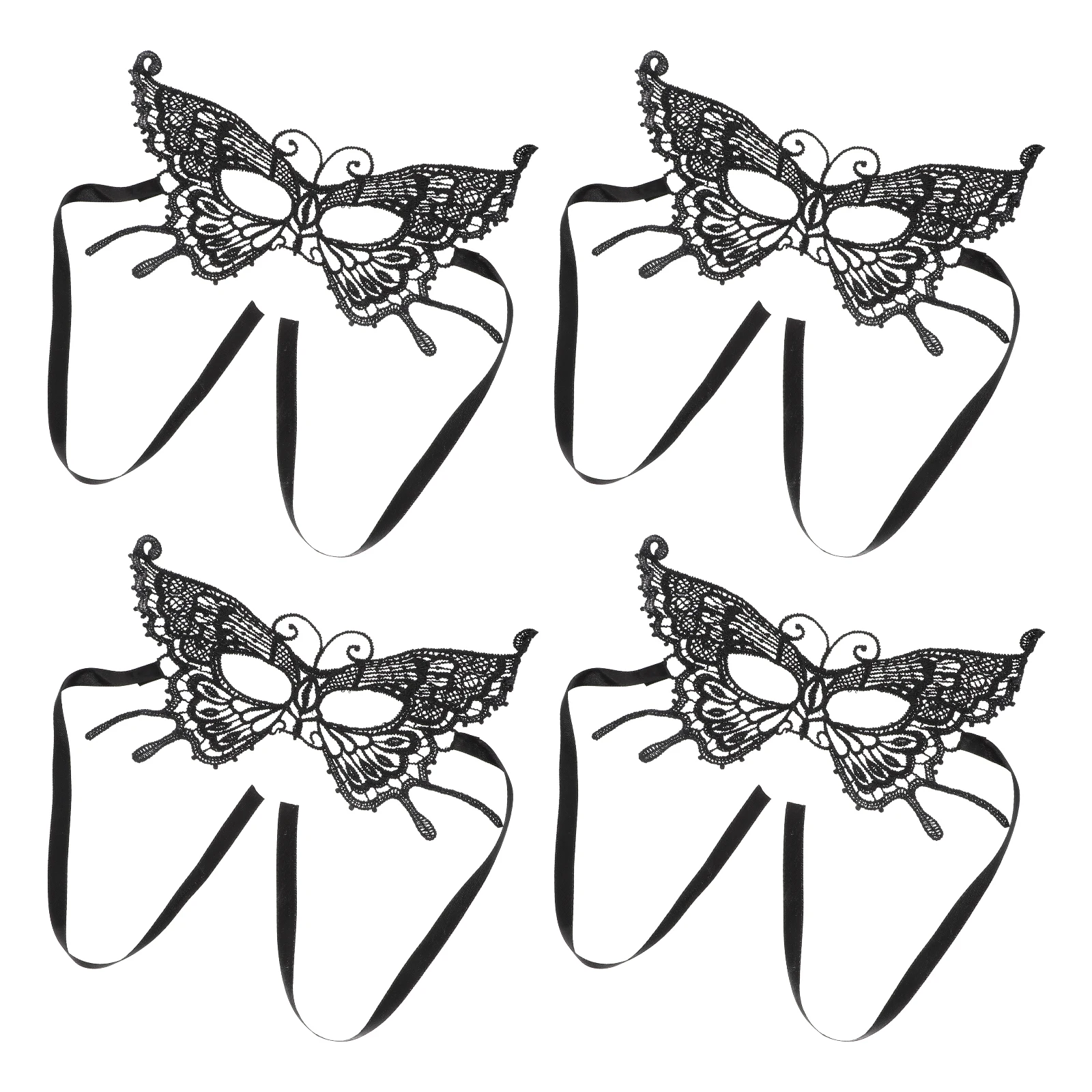 4pcs Butterfly Mask Eye Masks Lightweight Material Comfortable Breathing Lace Design Elegant Photos Families Friends
4pcs Butterfly Mask Eye Masks Lightweight Material Comfortable Breathing Lace Design Elegant Photos Families Friends