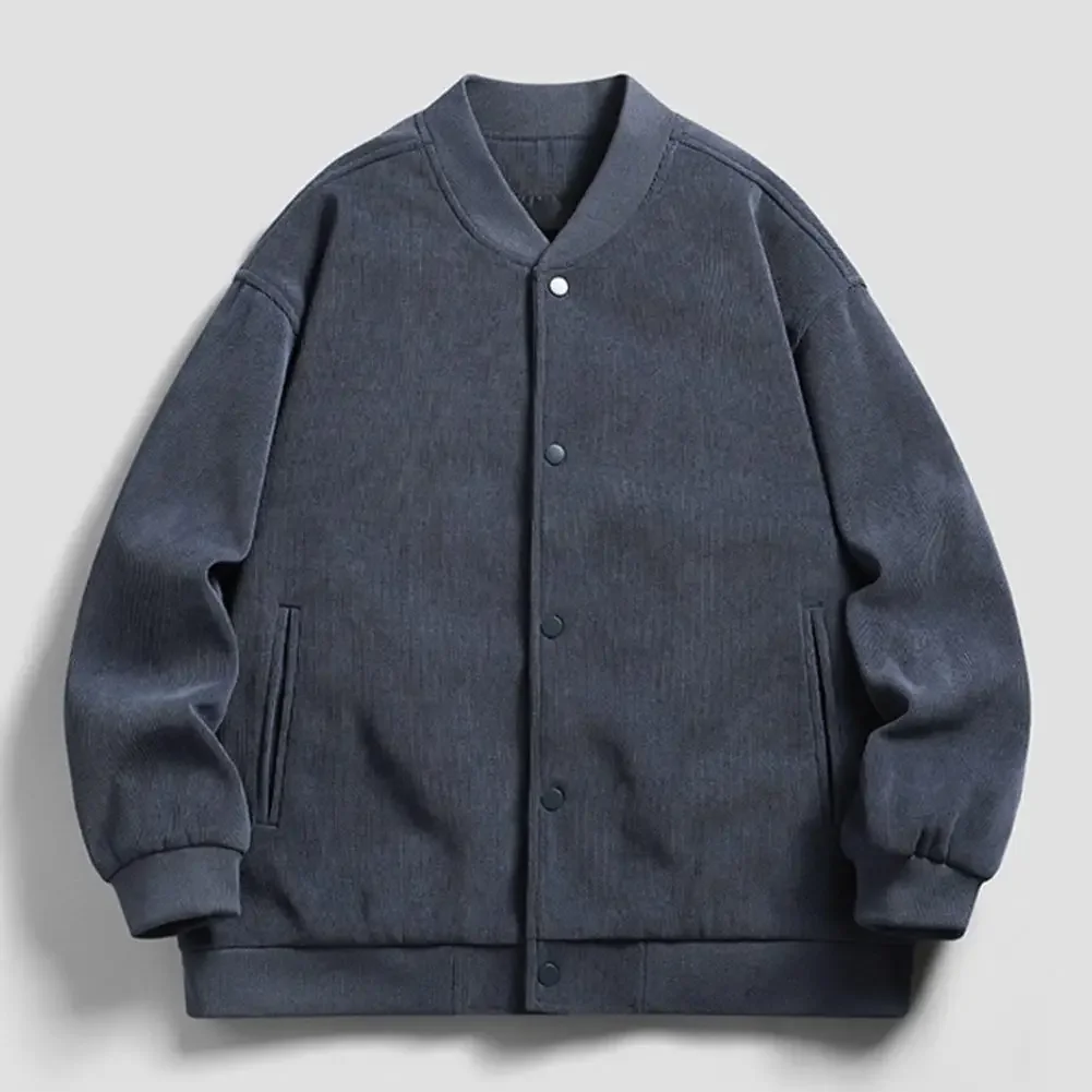 Fashion Vintage Jacket Men's Corduroy Coat Men's Fashion Outerwear Slightly Stretchable Fabric Solid Color Outerwear
Fashion Vintage Jacket Men's Corduroy Coat Men's Fashion Outerwear Slightly Stretchable Fabric Solid Color Outerwear
