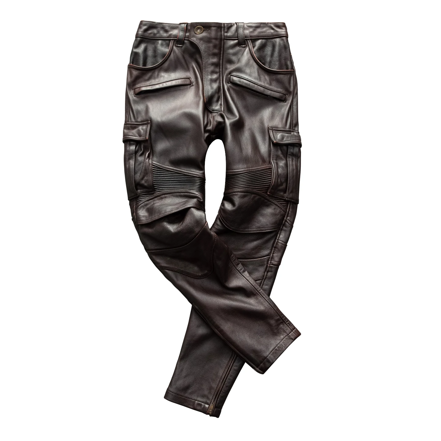 Red Brown Long Winter Leather Trousers Men Vintage Style Plus Size 5XL Genuine Natural Cowhide Motorcycle Leather Pants
Red Brown Long Winter Leather Trousers Men Vintage Style Plus Size 5XL Genuine Natural Cowhide Motorcycle Leather Pants