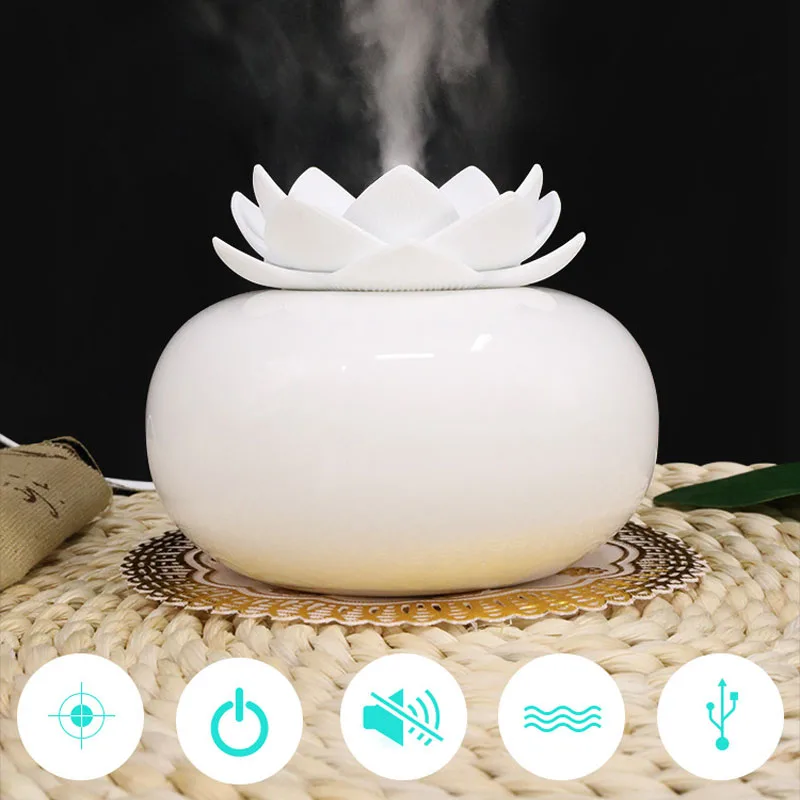USB Air Humidifier Aroma Diffuser for Home Office Yoga Aromatherapy Essential Oil Aroma Diffuser Mini Ceramics Mist Maker
USB Air Humidifier Aroma Diffuser for Home Office Yoga Aromatherapy Essential Oil Aroma Diffuser Mini Ceramics Mist Maker