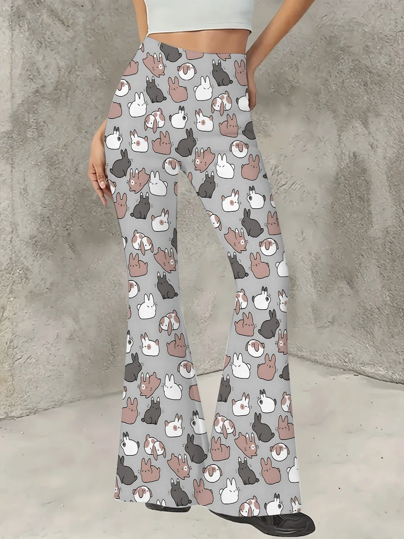 Women's All-Over Print Flared Leggings Stretchy High Waist Bell Bottom Pants
Women's All-Over Print Flared Leggings Stretchy High Waist Bell Bottom Pants