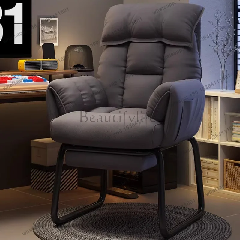 Comfortable Designer Office Chair Lounge Luxury Computer Arm Office Chair Nordic Backrest Sillas De Oficina Trendy Furniture
Comfortable Designer Office Chair Lounge Luxury Computer Arm Office Chair Nordic Backrest Sillas De Oficina Trendy Furniture