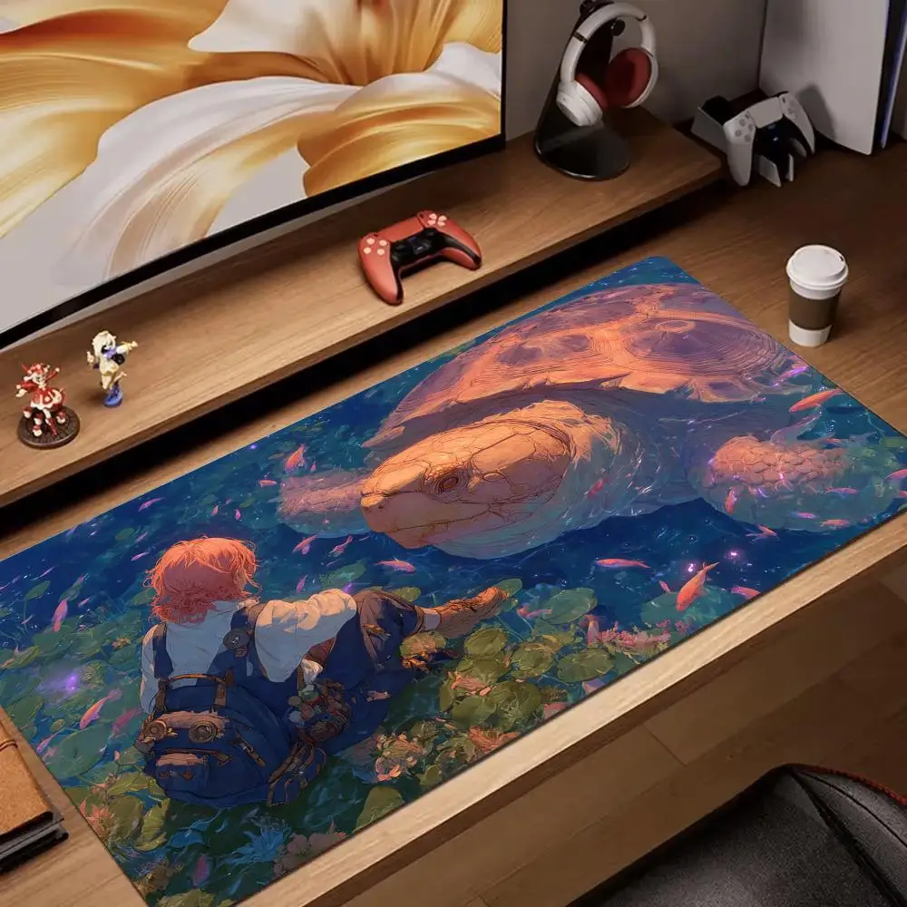 Girl and the Turtle anime Mouse Pad Healing scene Desk Mat gaming mat gamer pc accessories keypad expansion pad rubber anti-slip
Girl and the Turtle anime Mouse Pad Healing scene Desk Mat gaming mat gamer pc accessories keypad expansion pad rubber anti-slip