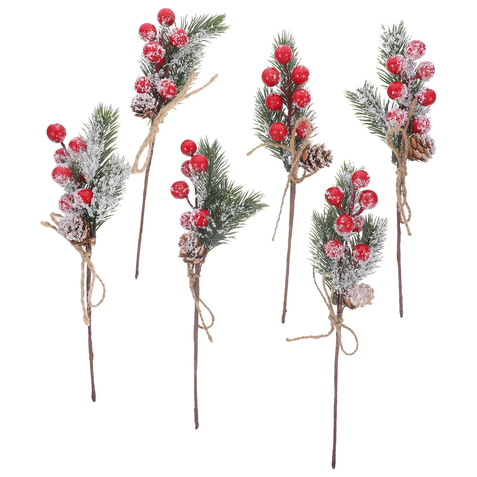 6Pcs Simulated Berry Flower Twig Stem Realistic Artificial Green Pine Needles for Christmas Ornament Wreaths Picks Party DIY
6Pcs Simulated Berry Flower Twig Stem Realistic Artificial Green Pine Needles for Christmas Ornament Wreaths Picks Party DIY