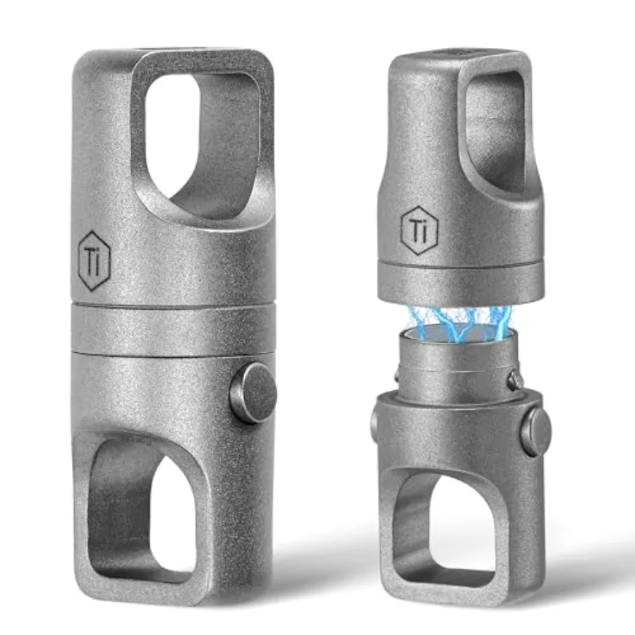 KA48 Titanium Magnetic Keychain One-Hand Detachable Quick Release for Car Keys USB Drives and EDC Gear 2Pcs
KA48 Titanium Magnetic Keychain One-Hand Detachable Quick Release for Car Keys USB Drives and EDC Gear 2Pcs